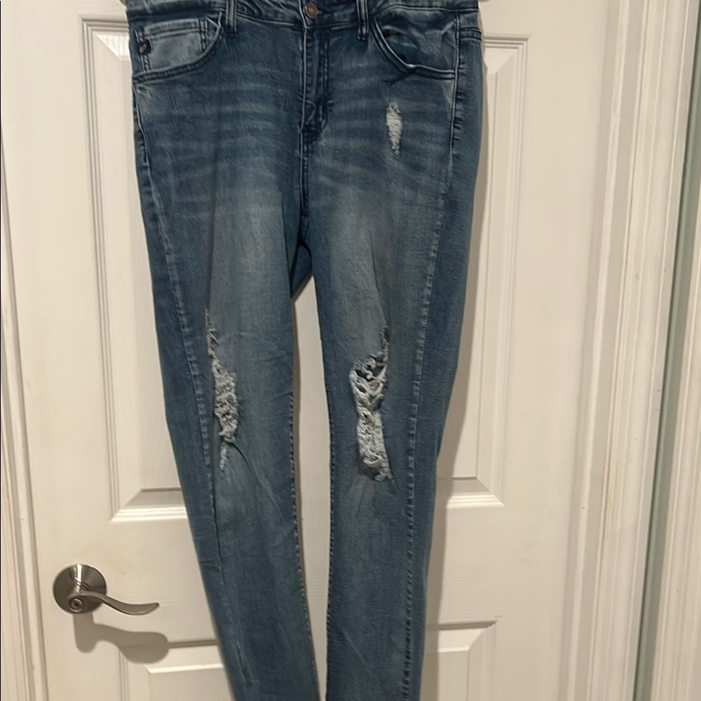 Kancan Distressed Blue Women's Jeans